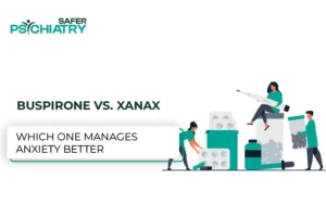 Three professional differentiate b/w Buspirone vs Xanax for the anxiety.