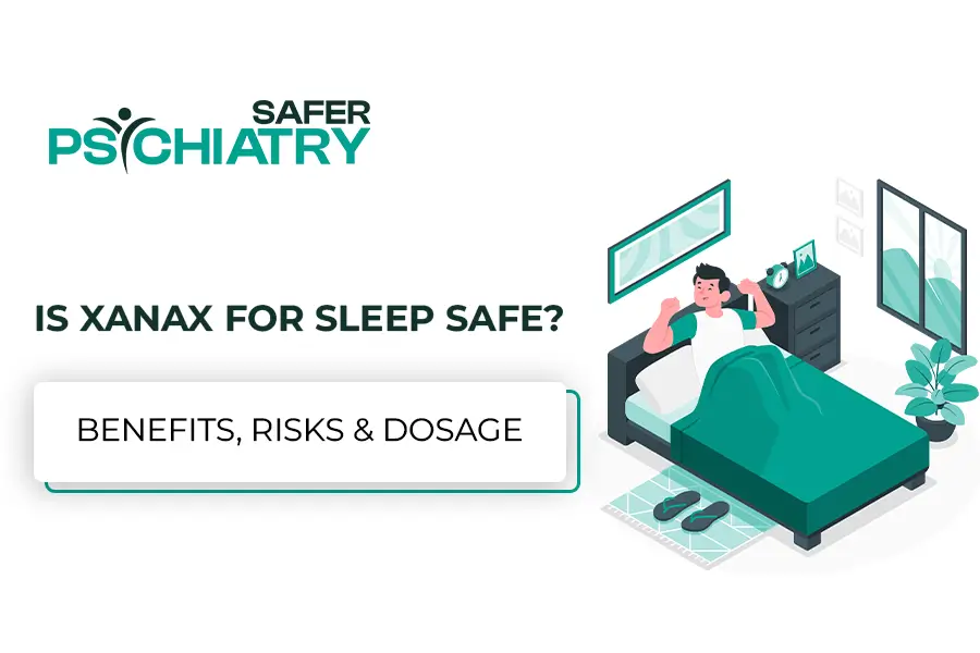 A person sleep on bed ill with anxiety sleep get the Xanax for Sleep treatment from the doctors.