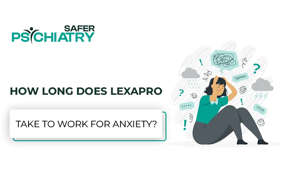 A women catch of his head about the anxiety issue for this disease use the Lexapro medicine.
