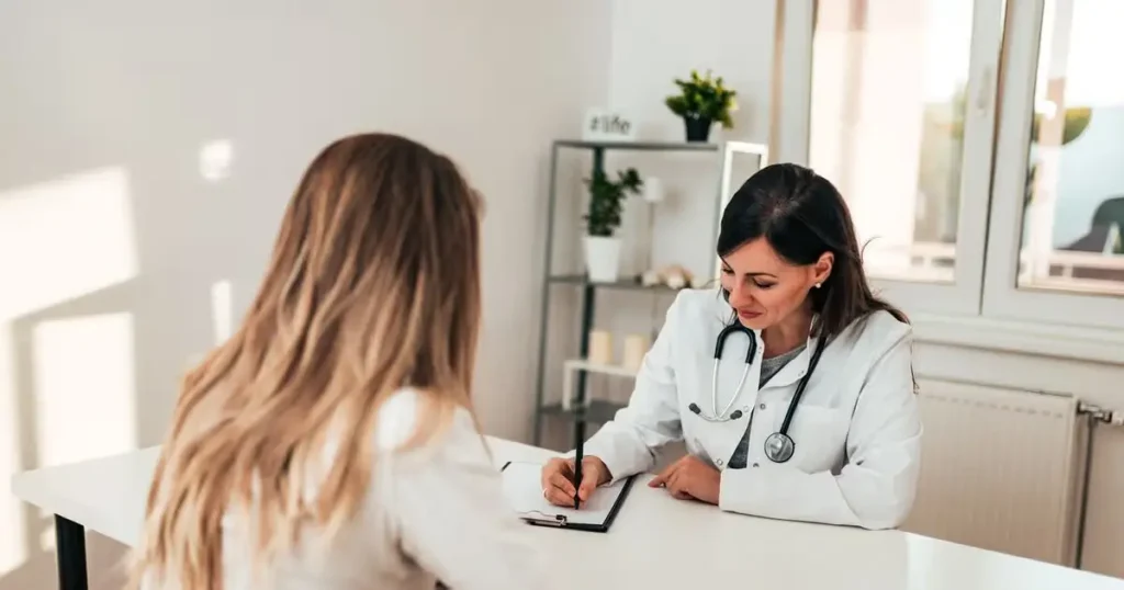 Psychiatric evaluation near me session with patient and doctor