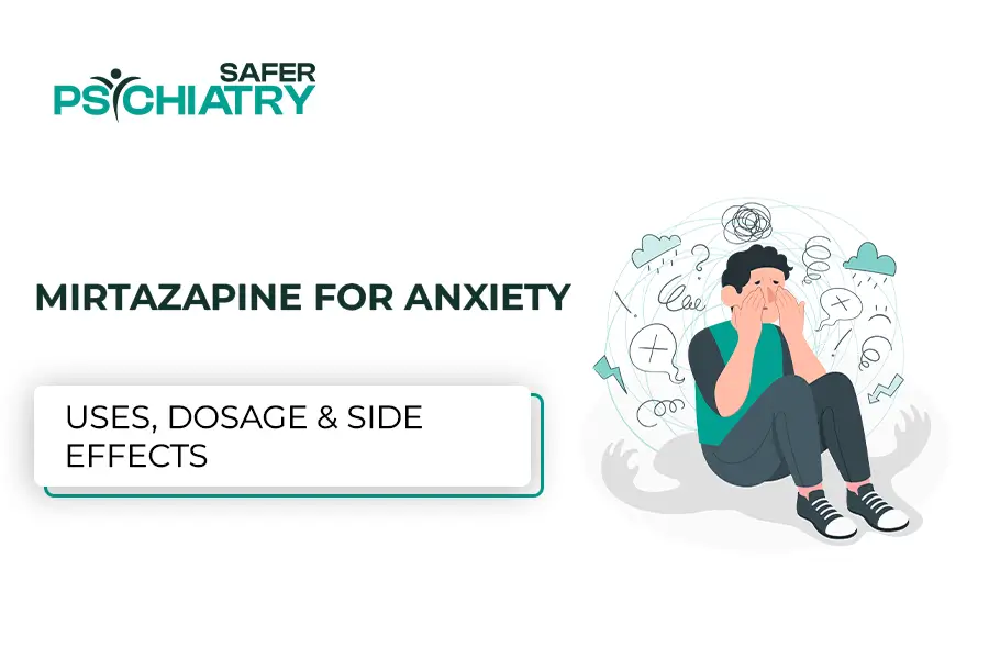 A person get the treatment by the Mirtazapine for Anxiety catch of his ears show the Anxiety.