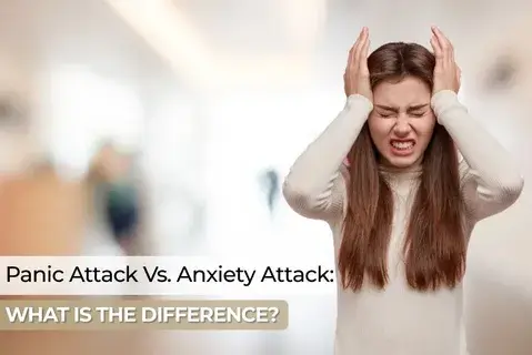 Panic attack vs anxiety attack symptoms and key differences explained.